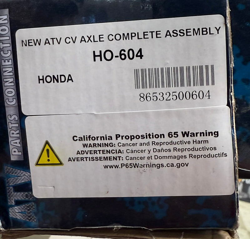 *CLEARANCE Axle* Honda Rancher 420 Axle