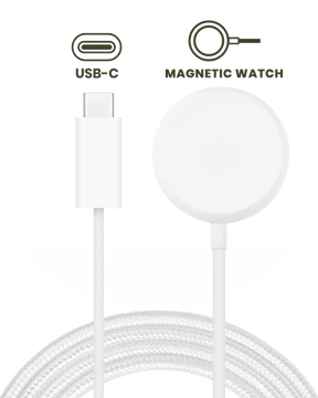 USB-C Magnetic Watch Charging Cable (3.3 ft.) For Google Pixel Watch Series 1 (OEM Grade: A) TekShack