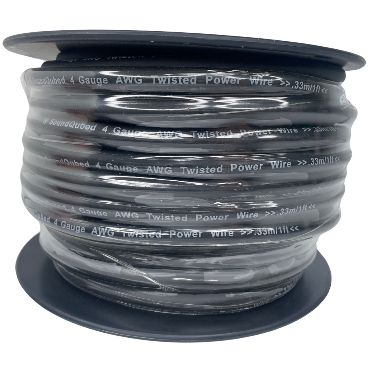 SOUNDQUBED 4ga Power and Ground Wire (100ft Spool)