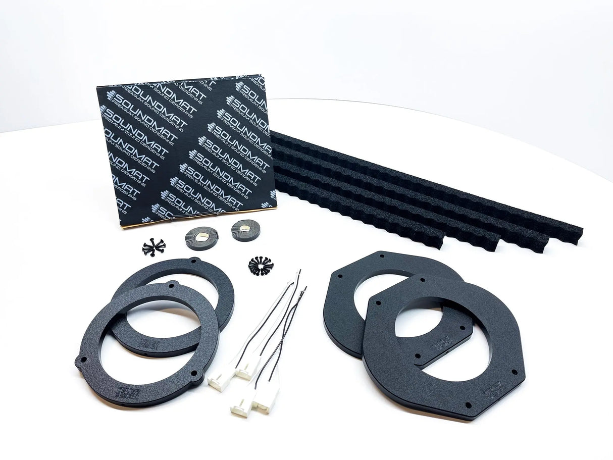 2015-2026 Ford F-150/Super Duty Speaker Adapters | CNC-Machined No-Drill Ten87 Design