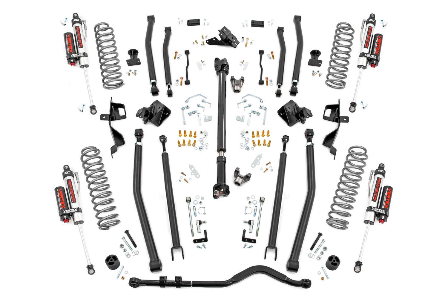 4 Inch Lift Kit | Long Arm | Vertex | Jeep Wrangler Unlimited 4WD (2018-2023)