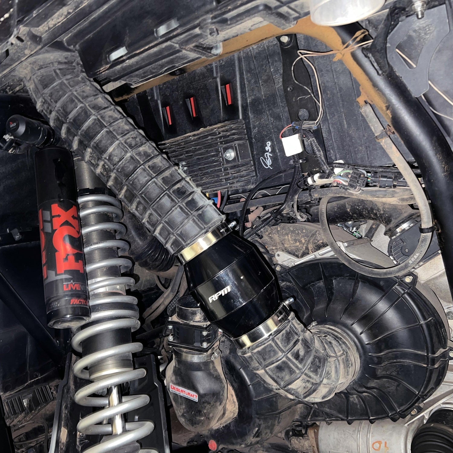 RPM 2018-22 Turbo S, & RS1, 19-24 RZR XP Turbo "ECF" Electric Clutch Blower Fan Kit - Lower Clutch / Belt Temperature