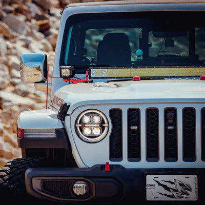 AlphaRex NOVA-Series LED Projector Headlights Black | '18-Current JL Wrangler / '20-Current JT Gladiator