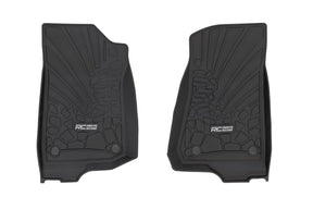 Rough Country Flex Fit Front Floor Mats Jeep Wrangler JL