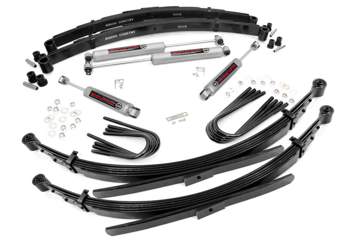 4 Inch Lift Kit RR Spring Chevy/GMC C10/K10 C15/K15 Truck/Half-Ton Suburban (69-72) Rough Country