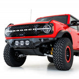 Addictive Desert Designs Bomber Front Bumper with Rigid 360 Mounts and D-Rings | 2021+ Ford Bronco