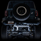 AWE Tuning 0FG Dual Rear Exit Exhaust with BashGuard and Diamond Black Tips | 2021+ Ford Bronco