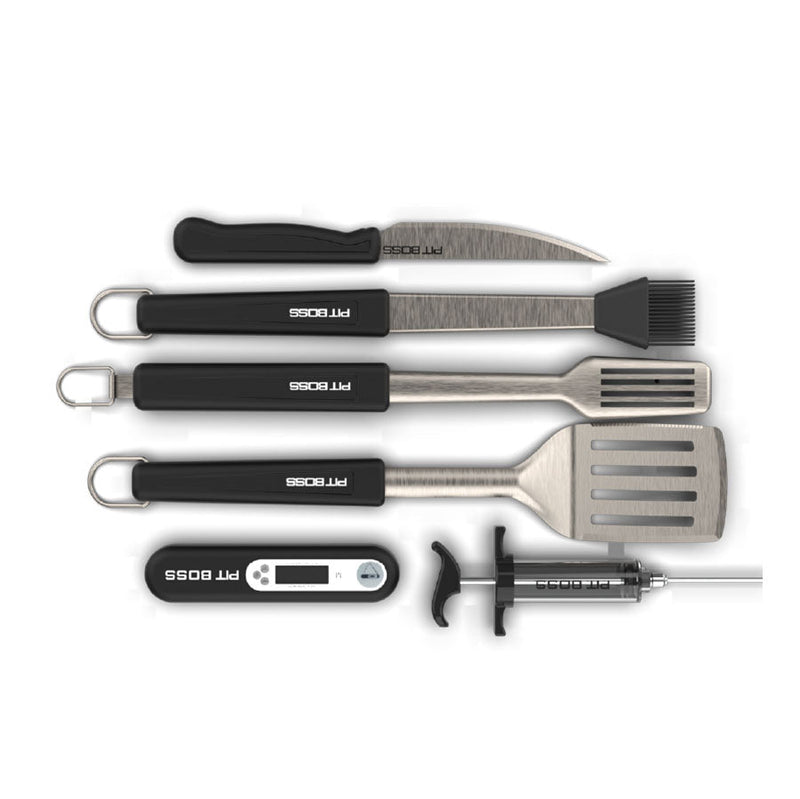 6 Piece Barbecue Toolset with Case