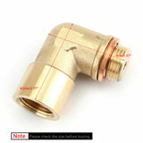 M18X1.5 02 Bung Extension O2 Oxygen Sensor Angled Extender Spacer 90 Degree