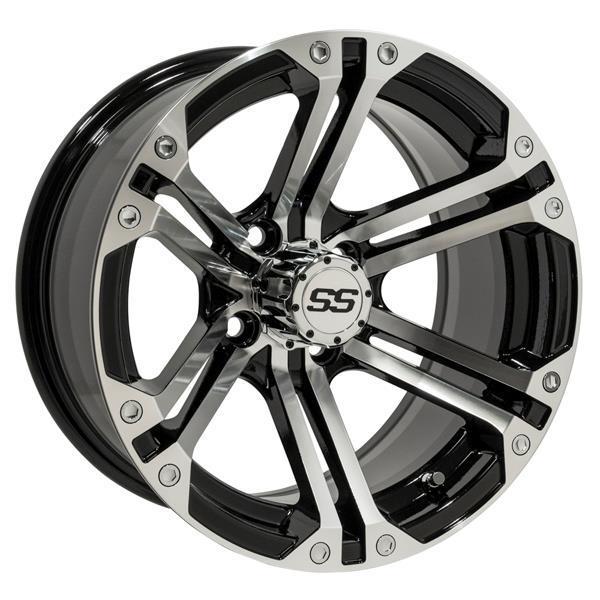 GTW Specter 14x7 | -25 Offset Machined Black Wheel