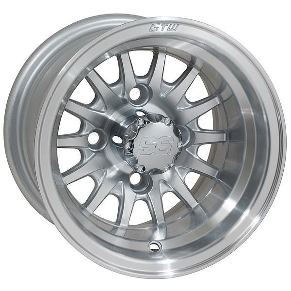 GTW Medusa 10x7 | -25 Offset Machined Silver Wheel