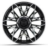 GTW Stellar 15x7 | -25 Offset Black & Machined Wheel