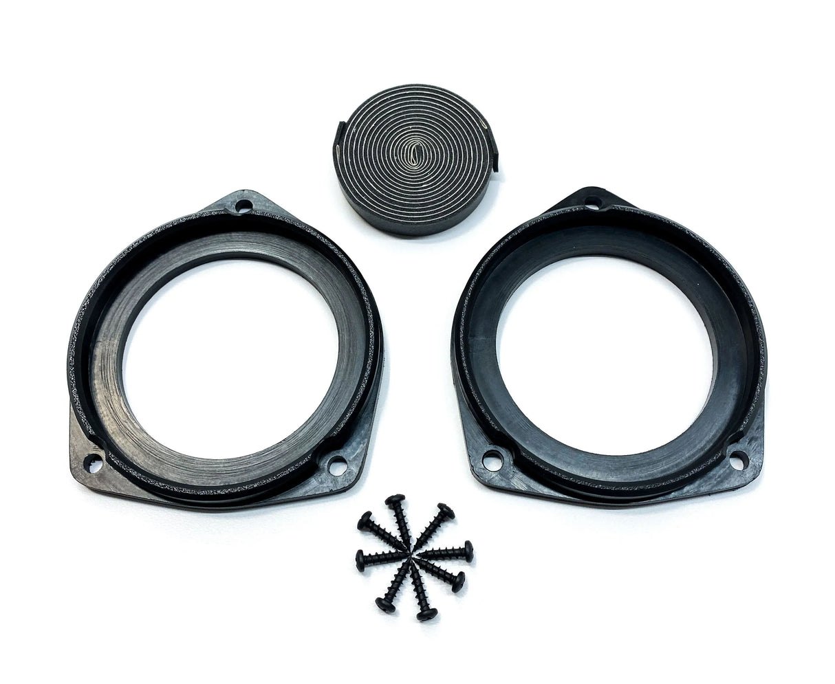 2012-2022 Land Rover 3-inch Mid-Range Speaker Adapters | CNC-Machined HDPE Ten87 Design