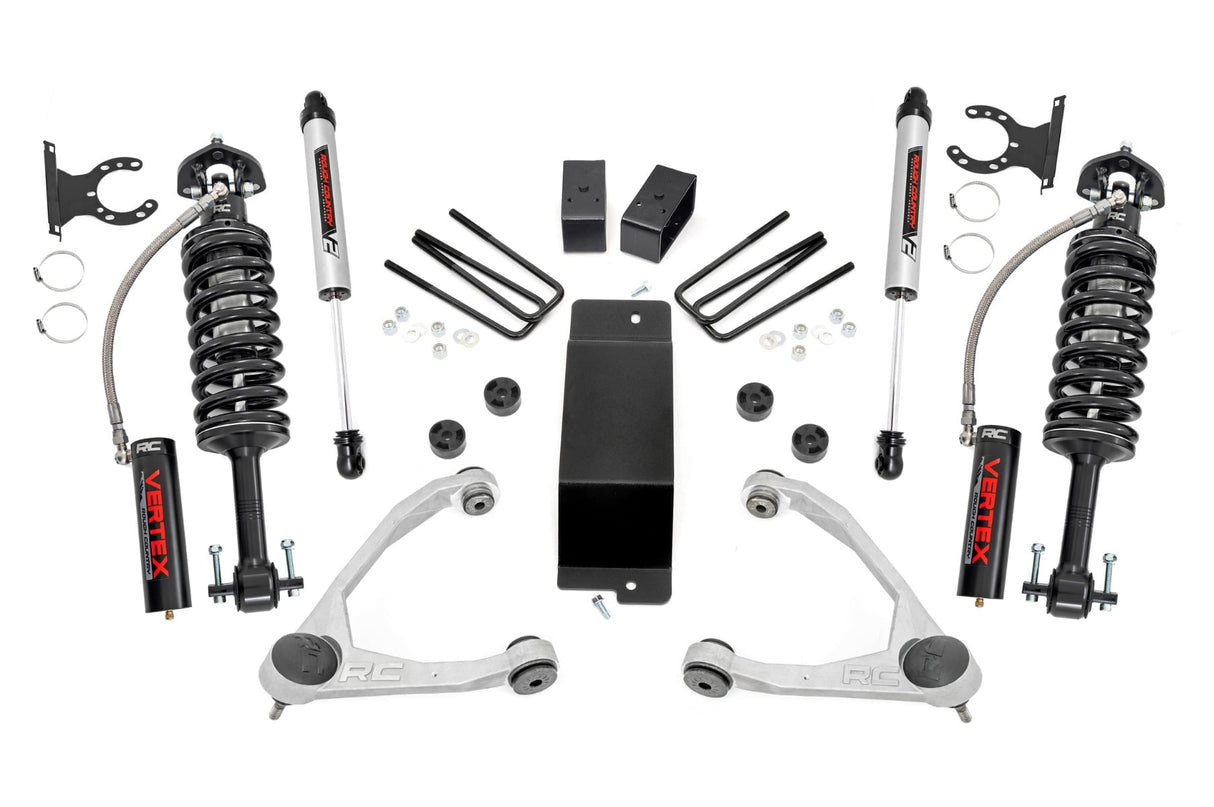 3.5 Inch Lift Kit Forged UCA Vertex/V2 Silverado/Sierra 1500 (07-16) Rough Country