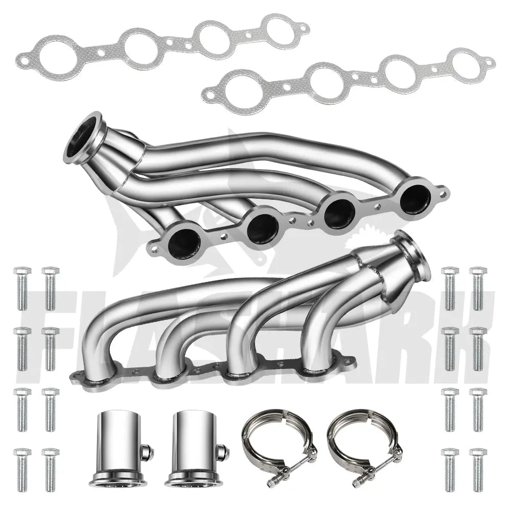 LS Performance Headers for 1960s-1987 Chevy Camaro, Nova, Chevelle, C10, K10 & Pontiac Firebird | Fits LS1 LS2 LS3 LS6 LS9 V8 Motors Flashark