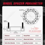 1964-2014 Ford Mustang / Lincoln / Mazda / Mercury 5x4.5 Inches Wheel Spacers 4PCS