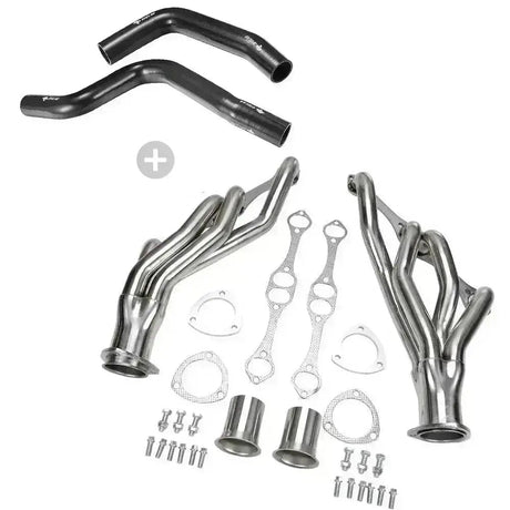 Exhaust Header for Chevrolet 1970-1981 Camaro / 1968-1981 Chevelle Nova Malibu SBC 283 327 350 400 Exhaust Header Flashark