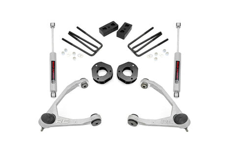 3.5 Inch Lift Kit Forged UCA Cast Steel Silverado/Sierra 1500 (07-16) Rough Country