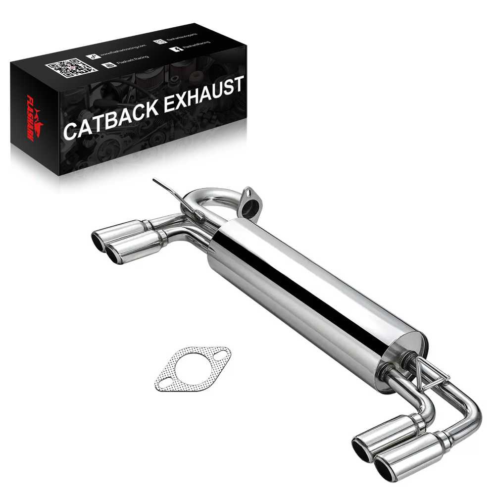 For 1985-1989 Toyota MR2 W10/AW11 4A-GE | 2" Dual Tip Axle Back Exhaust Flashark