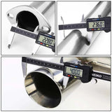 1988-1991 Honda Civic 1.5L 4 Inches Rolled/Burnt Muffler Tip Racing Catback Exhaust System（3-Door Only） Flashark