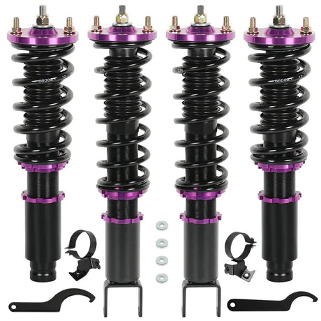 Flashark 1990-2001 Honda Civic EG EK & Acura Integra DC2 Height Adjustable Coilovers Flashark