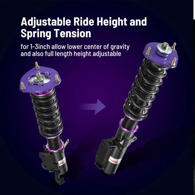 1988-1999 Toyota Corolla Coilover Shock E90 E100 E110 AE101 AE111 Coilovers Shock Absorber Flashark