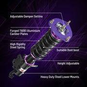 1988-1999 Toyota Corolla Coilover Shock E90 E100 E110 AE101 AE111 Coilovers Shock Absorber Flashark