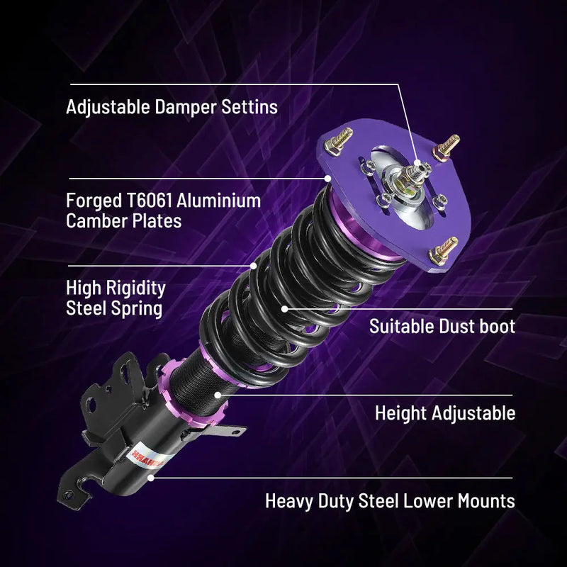 1988-1999 Toyota Corolla Coilover Shock E90 E100 E110 AE101 AE111 Coilovers Shock Absorber Flashark