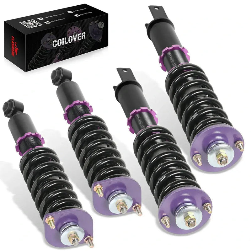 Adjustable Coilover Shock Absorbers Struts 4PCS for 1990-1996 Nissan 300ZX Z32 Flashark