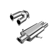 Catback Exhaust System 1993-1997 BMW E36 325i/325is/328i/328is/M3 6 CYL Dual 3 Inches Tip Flashark