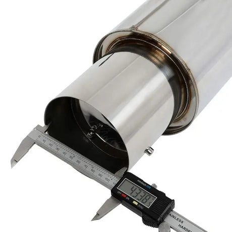 1994-1997 Honda Accord Catback Exhaust System, 2.5" Inlet, 4.5" Muffler Tip, N1 Style, 2.2L L4 Engine Flashark