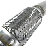1994-1997 Honda Accord Catback Exhaust System, 2.5" Inlet, 4.5" Muffler Tip, N1 Style, 2.2L L4 Engine Flashark