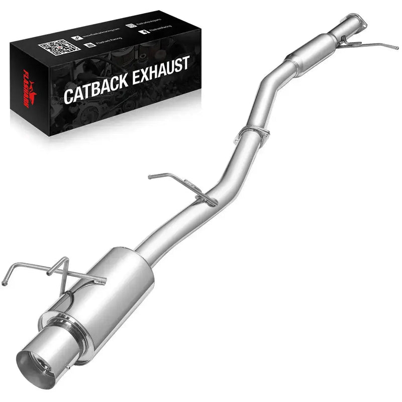 1989-1994 Nissan 240SX S13 S14 4 Inches Muffler Tip Catback Exhaust System 2.4L Flashark