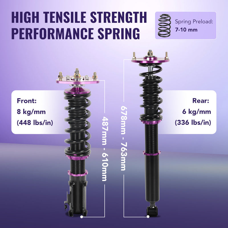 1995-1998 Nissan S14 240SX Coilovers 4PCS Flashark