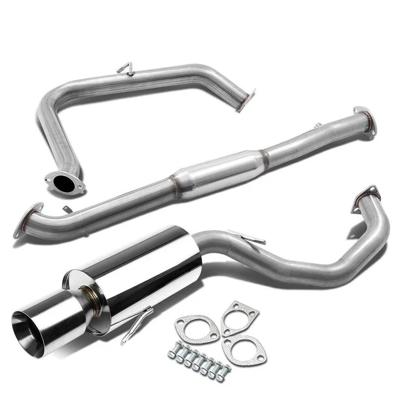 1995-1999 Mitsubishi Eclipse RS/GS 2.0L Non-Turbo Catback Exhaust System with N1-Style Muffler Tip Flashark