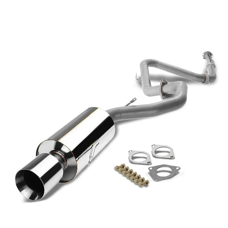 1995-1999 Mitsubishi Eclipse RS/GS 2.0L Non-Turbo Catback Exhaust System with N1-Style Muffler Tip Flashark
