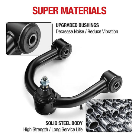 1996-2004 Toyota Tacoma 4Runner 6 Lug Lifted Front Upper Control Arms 2 Inch-4 Inch