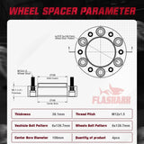 1996-2022 Toyota 4Runner FJ Tacoma Tundra Sequoia / Lexus GX460/GX470 6x5.5" Wheel Spacers 4PCS