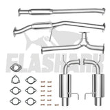 1998-2002 Honda Accord EX/LX 3.0L V6 Catback Exhaust System w/4.5 Inches Muffler Tip SOHC J30A1