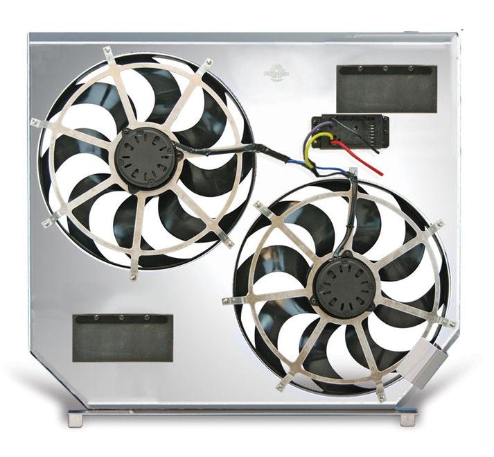 1998-2003 Powerstroke 7.3L Direct-fit Dual Electric Fan System (105397)
