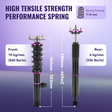 BMW 3-Series E46 Coilovers for 1998-2005 318i/323i/325i/325xi/325Ci/328i/328Ci/330i/330xi - 4PCS Flashark