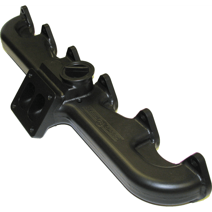 1998.5-2018 Cummins 5.9L/6.7L T3 24V Exhaust Manifold Angled Turbo Flange w/ Wastegate (T324VANGWG)