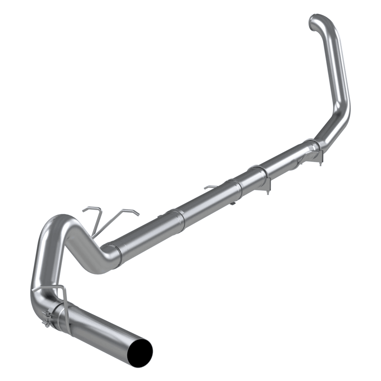 1999-2003 Powerstroke 7.3L Aluminized 4" Turbo Back Exhaust (S6200PLM)