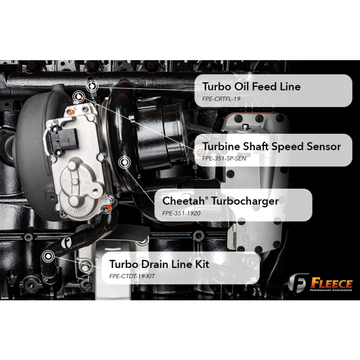 2019-2022 Cummins 6.7L Cheetah Turbocharger (FPE-351-1920)