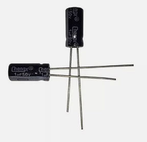 Capacitor 1µF 50V Electrolytic Power Filter TekShack