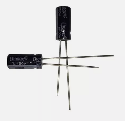 Capacitor 1µF 50V Electrolytic Power Filter TekShack