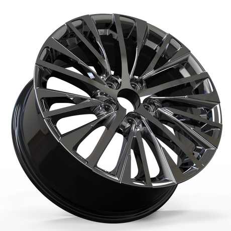 Lexus Toyota Wheels 20x8" pcd 5x114.3 Black Machine Face 4pcs