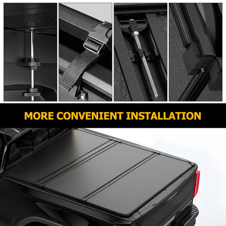 Trucktok 2014-2018 Chevy Silverado Sierra 5.8FT 3-Fold Hard Bed Tonneau Cover TruckTok