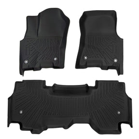 Trucktok 2025-2026 Dodge Ram 1500 Quad Cab All-Weather TPE Floor Mats TruckTok