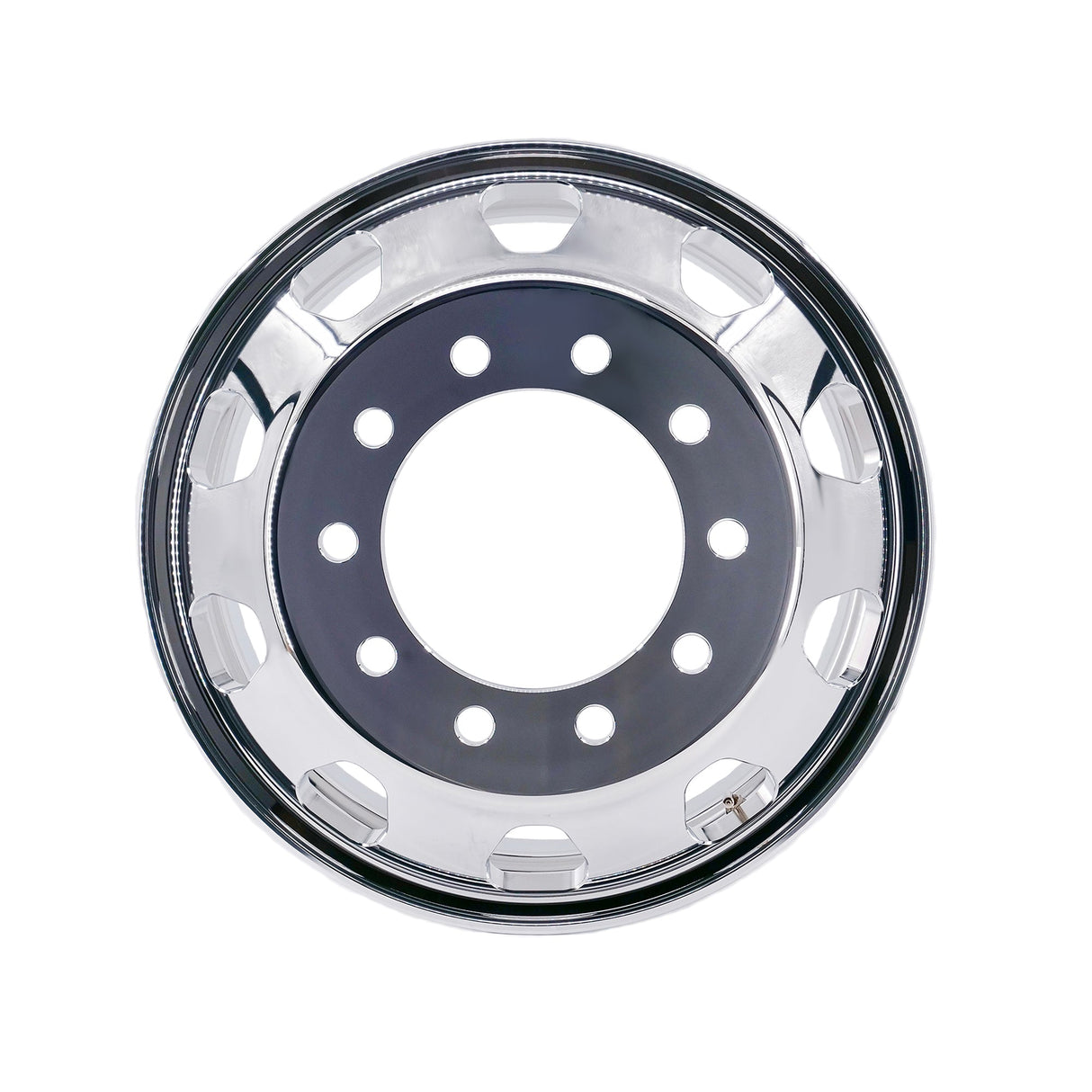 22.5 x 8.25 Kenworth Stylized Truck Wheels Forged Aluminum Rims Both-Side Polished Mirror 10 Holes